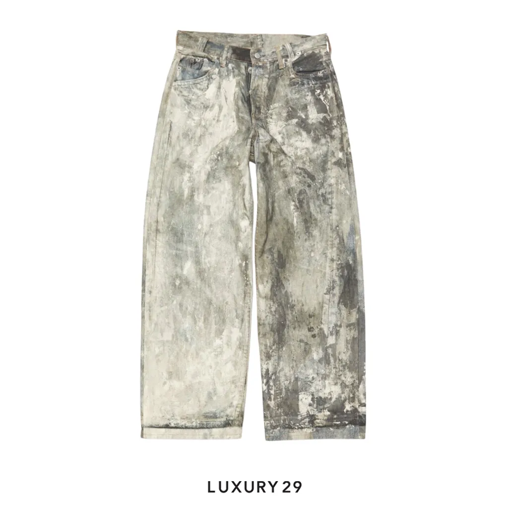 パンツ acne studios LOOSE FIT TROUSERS - 1981M Acne Studios - ルーズフィットトラウザーズ - 1981 - ミッドブルー