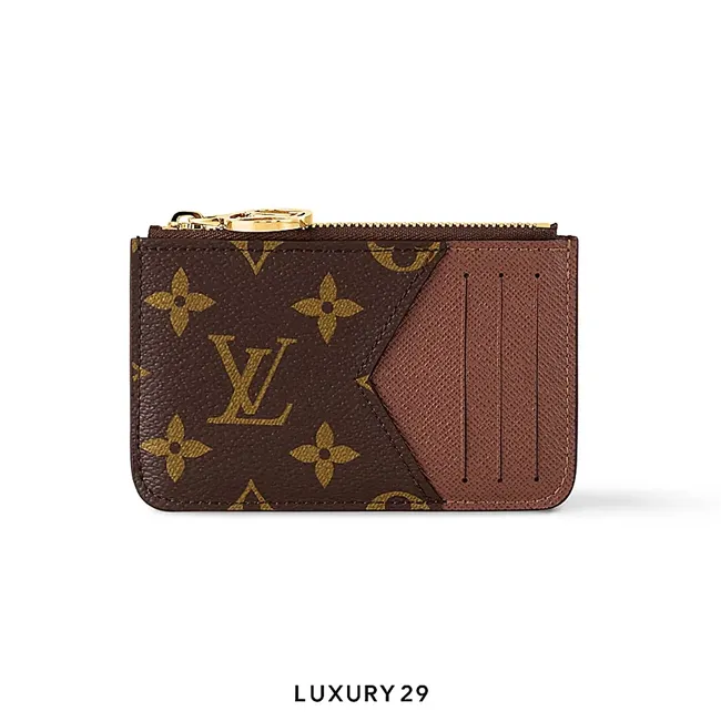 Louis Vuitton LV Romy Card Wallet Armagnac Brown