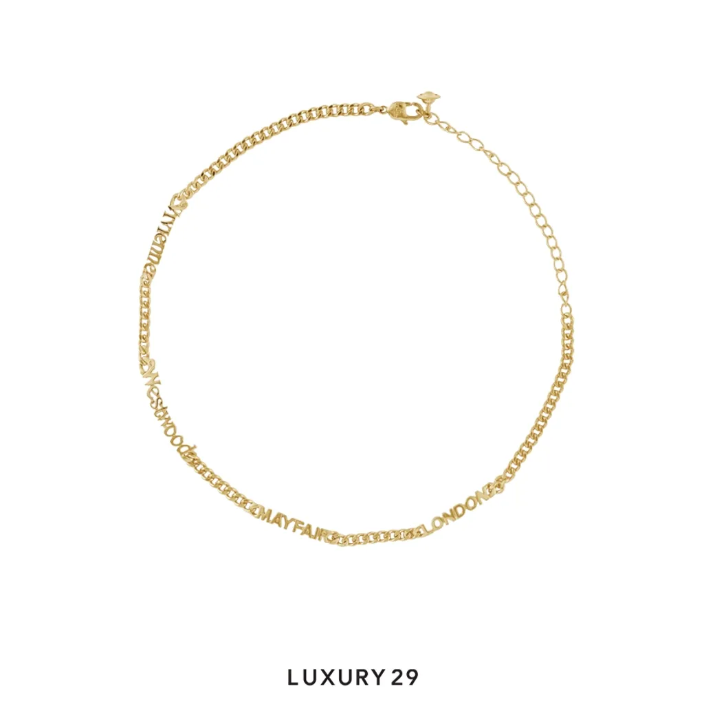 Vivienne westwood Millicent necklace SS26 GO U (SET12)(Free Size, Gold)