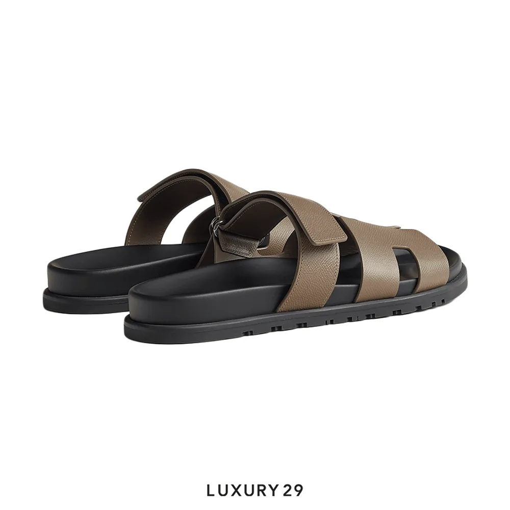 Hermes Chypre sandal Etoupe(40, Brown)