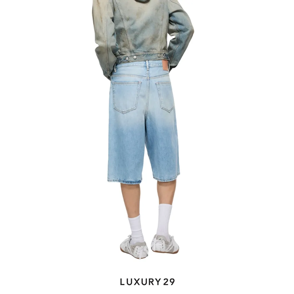 Acne Studios Denim shorts - Loose fit Mid Blue(52, Blue)