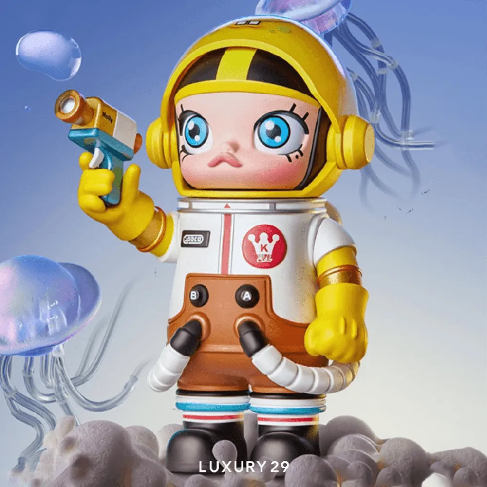 POP MART MEGA Space Molly 1000% Spongebob(Maxi, Yellow)