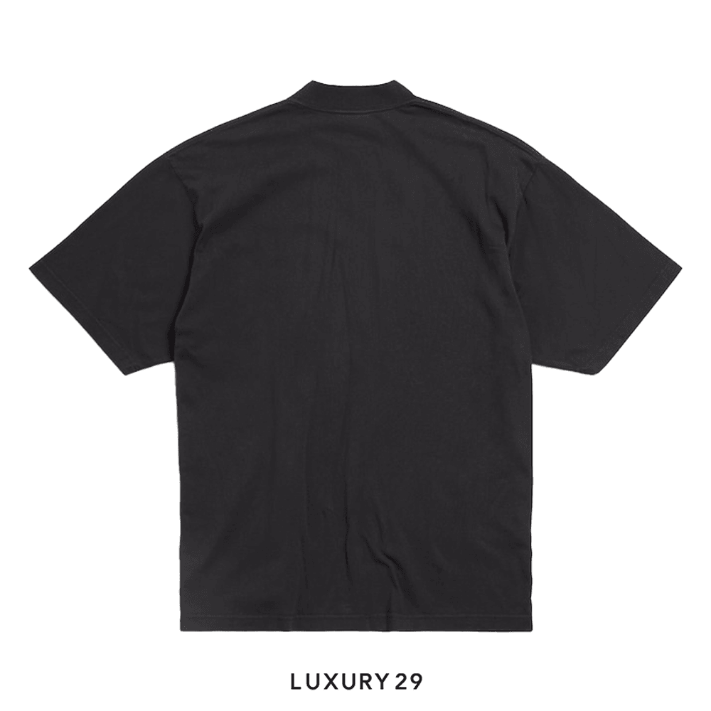 Balenciaga Political Stencil T-shirt Medium Fit in Black(S, Black)