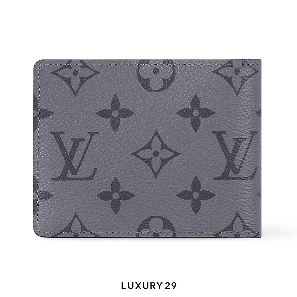 Louis Vuitton LV Slender bag Monogram Eclipse Reverse Canvas Grey(Small, Grey)