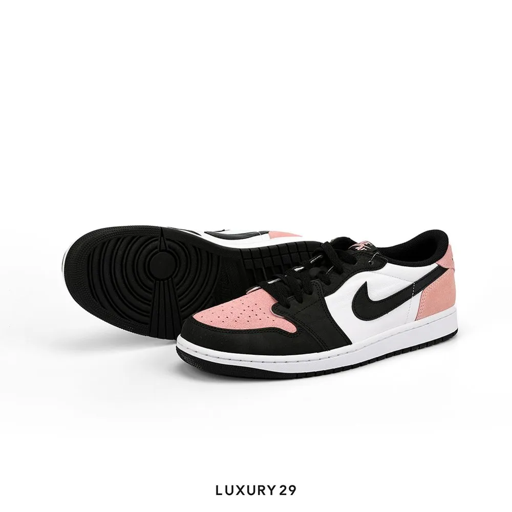 Nike Jordan 1 Low OG Bleached Coral(44, Pink)