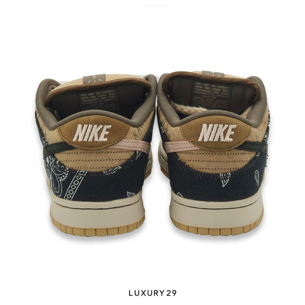 Nike SB Dunk Low Travis Scott (Regular Box)(44, Black)
