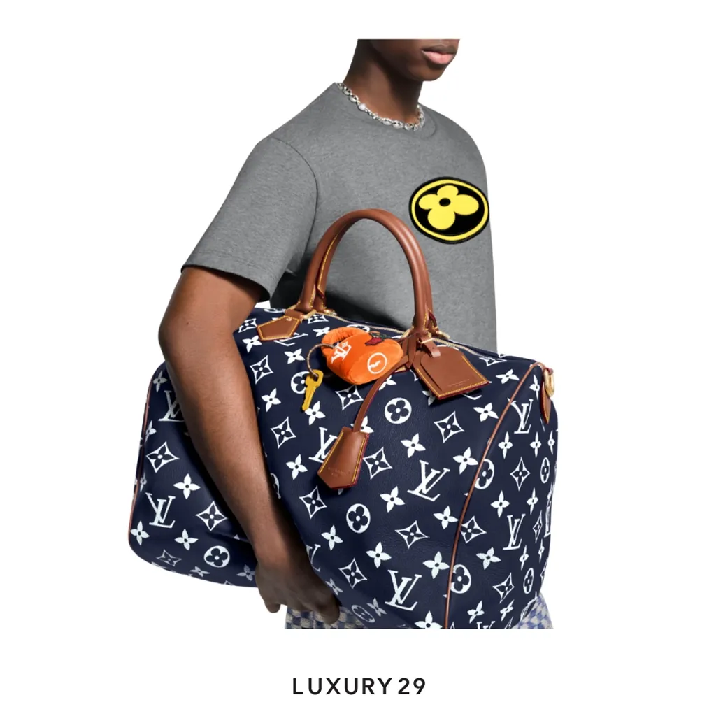 Louis Vuitton LV Lucky Lock Bag Charm Orange(Small, Orange)