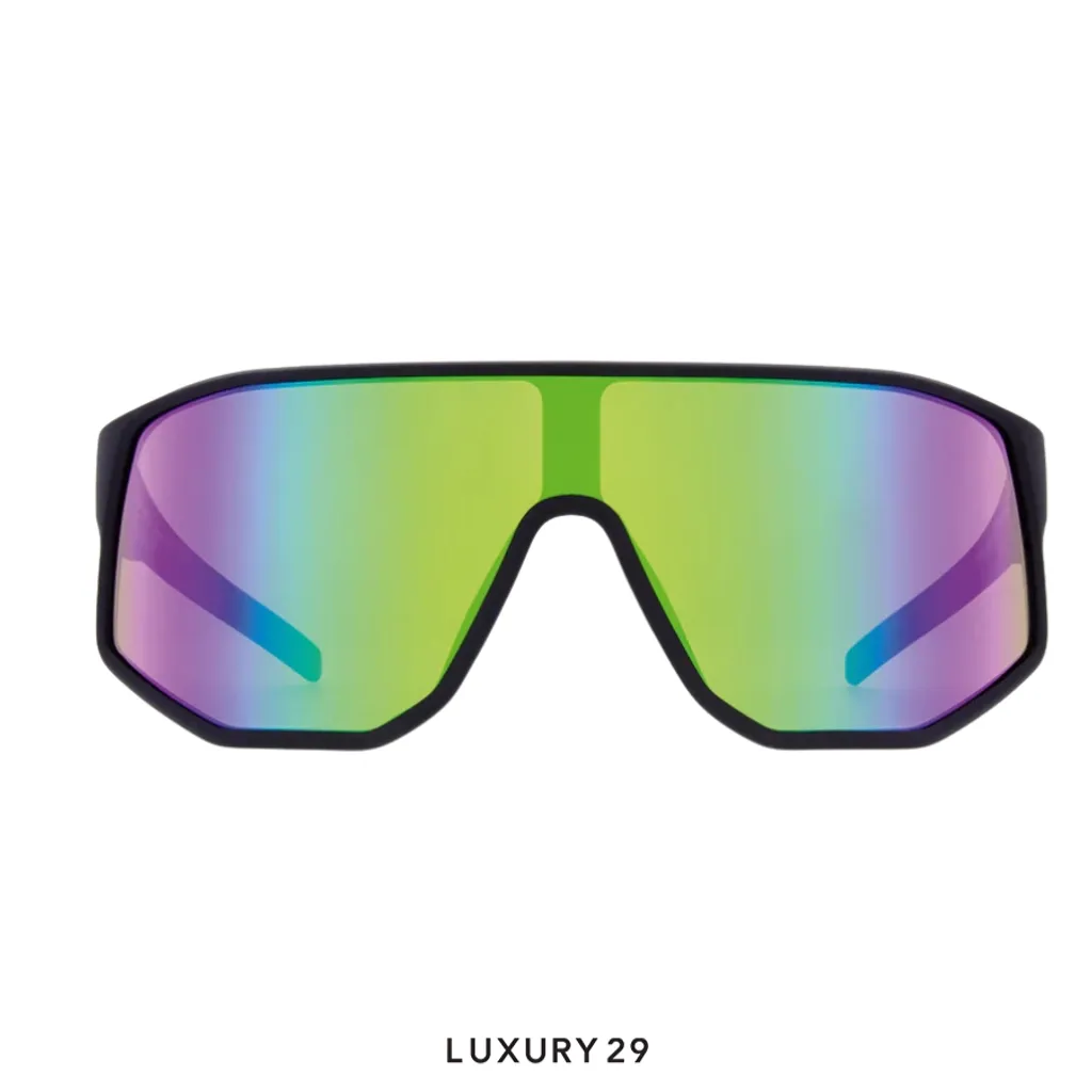Red Bull Spect Sunglasses Dash-001 Black Green(Free Size, Green)