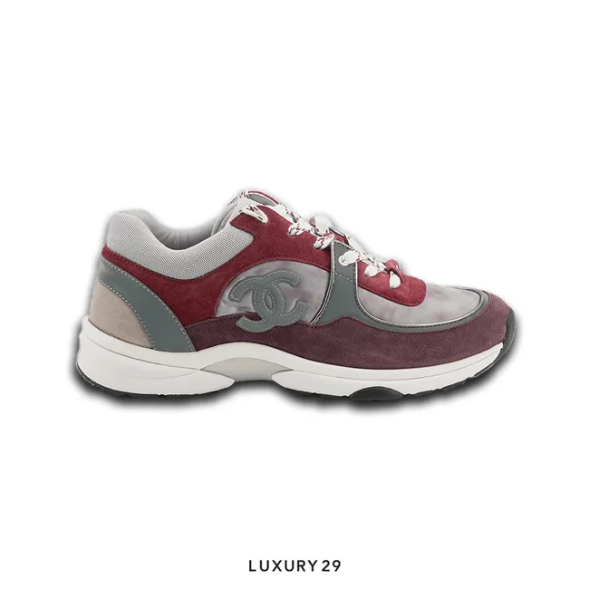 Chanel Sneakers Suede Nylon Reflective Tie Dye