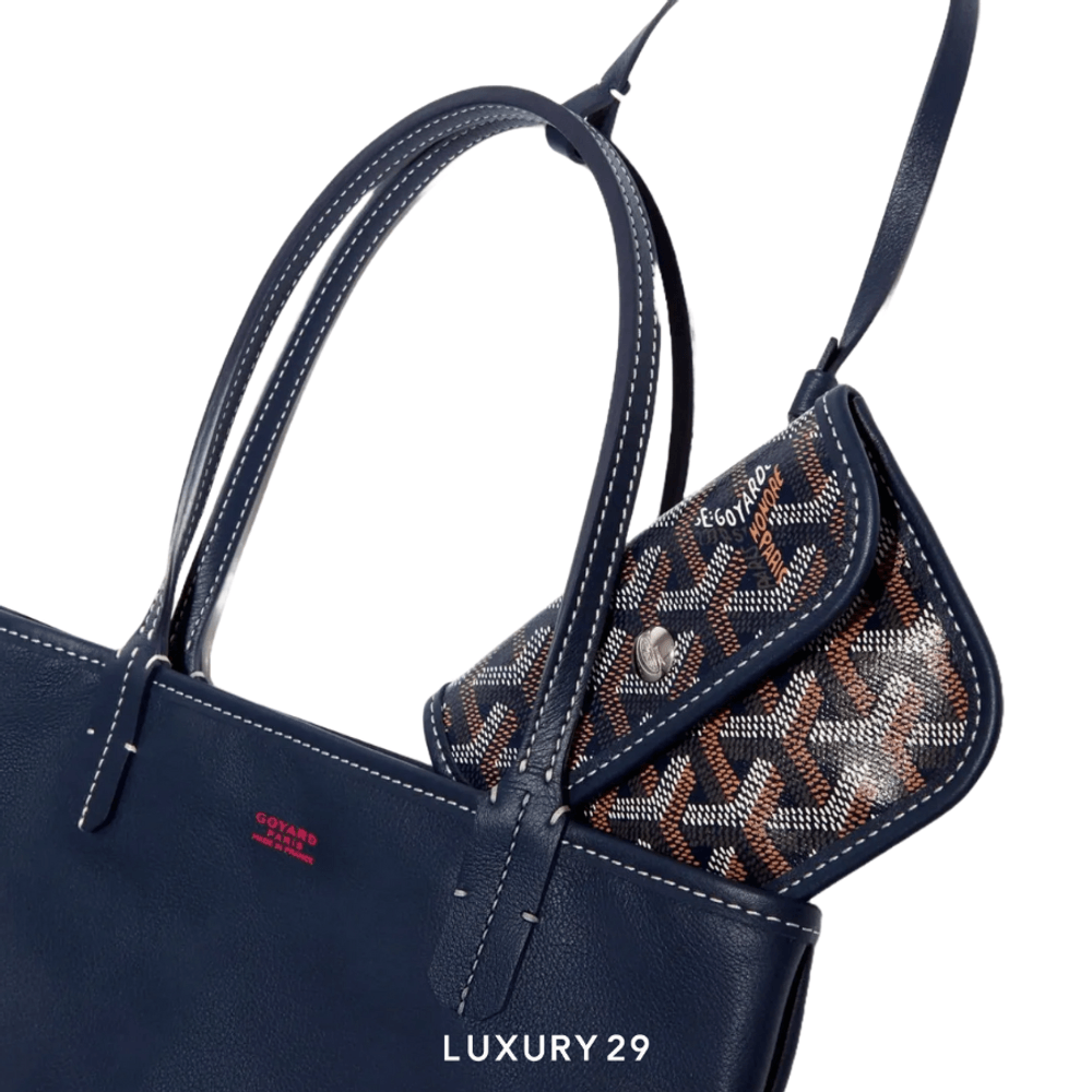 Goyard Anjou Mini Bag Navy Blue(Mini, Blue)