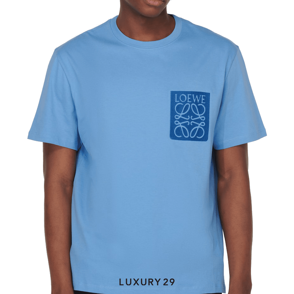 Loewe Relaxed fit T-shirt in cotton Riviera Blue(M, Blue)