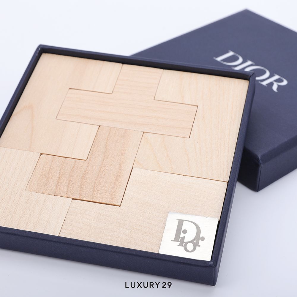 Dior Wooden Jigsaw(Small, Brown)