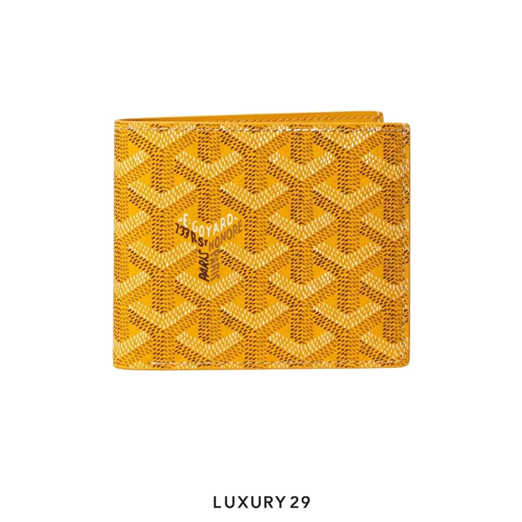 Goyard Victoire Wallet Yellow(Small, Yellow)