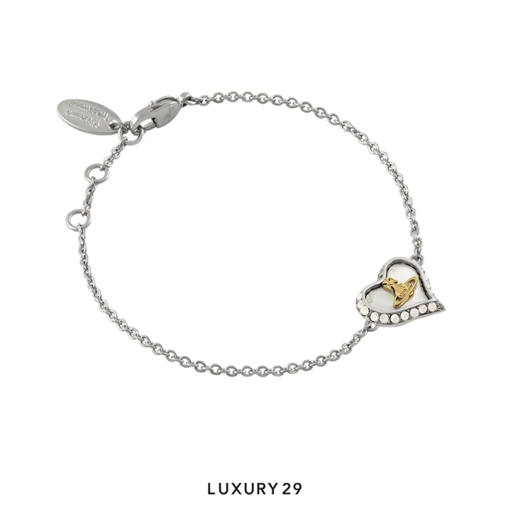 Vivienne westwood Petra Bracelet SS25 WH U (SET9)(Free Size, Silver)
