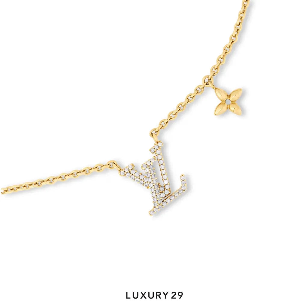 Louis Vuitton LV Iconic Necklace Gold(Free Size, Gold)