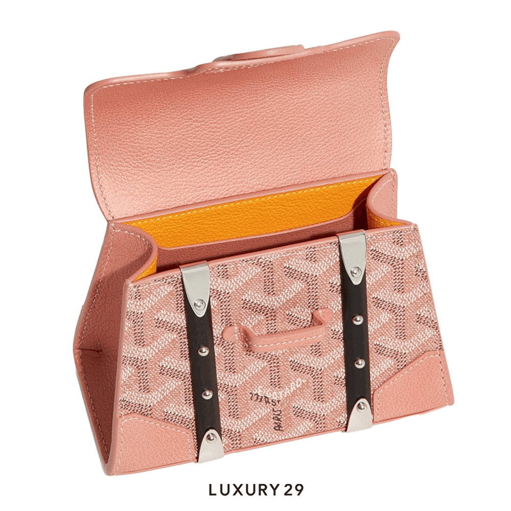 Goyard Saigon Structure Nano Bag 2024 Pearly Coral(Mini, Pink)