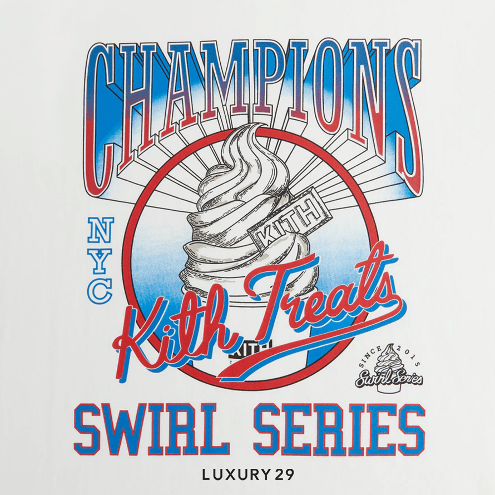 Kith Treats Champions Vintage Tee White(XS, White)