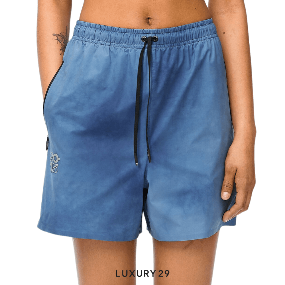 On x Loewe Shorts in technical shell Blue/Multicolor(XS, Blue)
