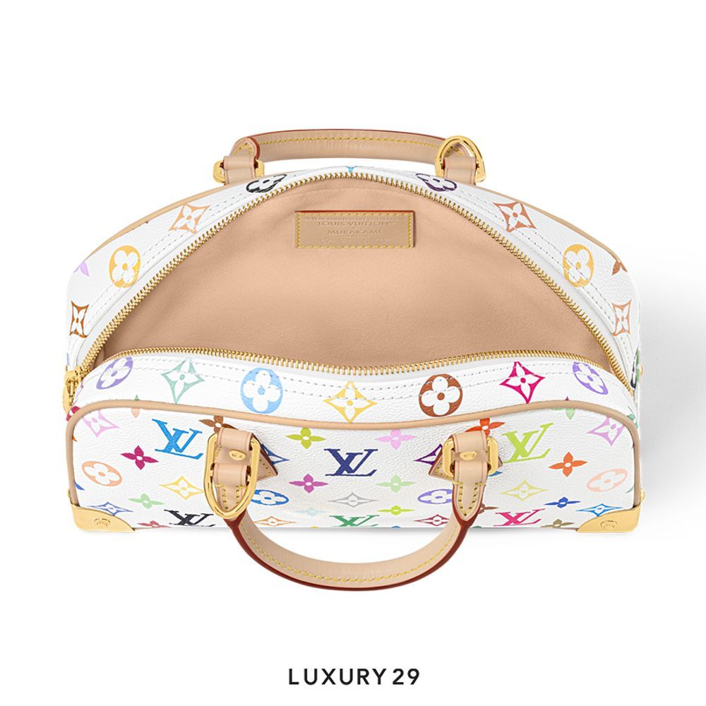 ☆美品☆LOUIS VUITTON Pre-Owned Takashi Murakami x Louis Vuitton White Monogram