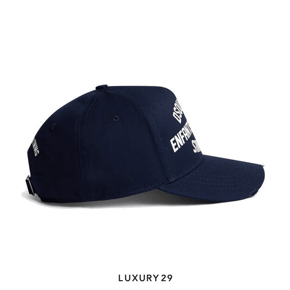 DSQUARED2 BASEBALL CAP Black(Free Size, Black)