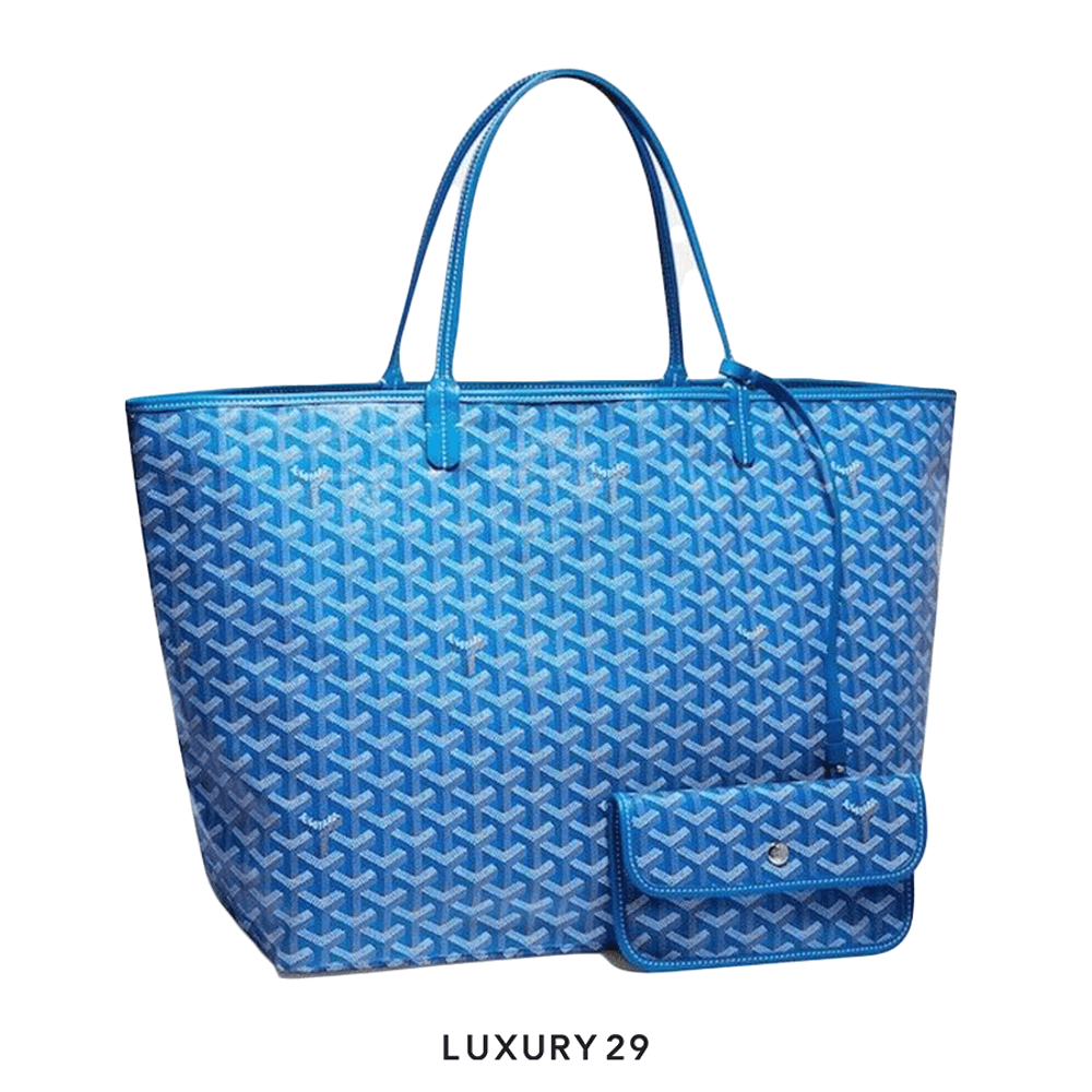 Goyard Saint Louis GM Bag Sky Blue(Large, Blue)