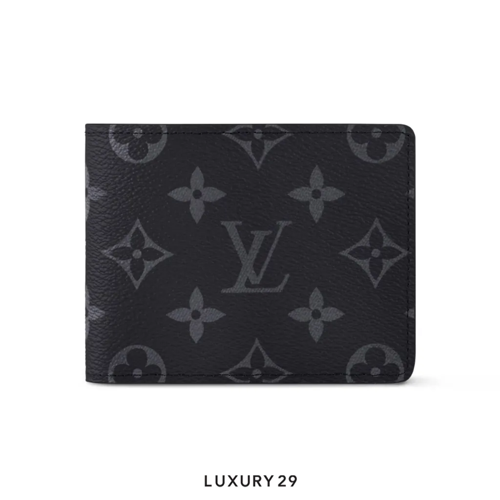 Louis Vuitton Slender Wallet Eclipse(Small, Black)