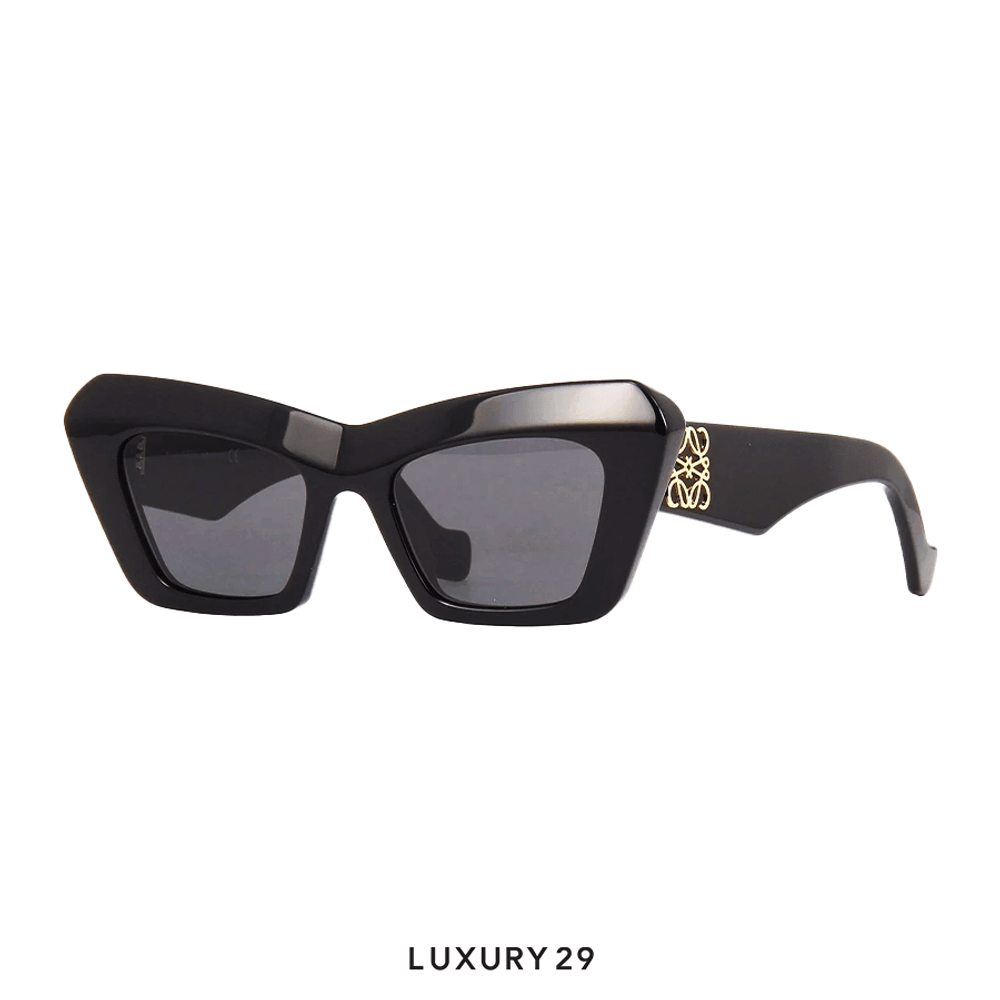 Loewe Cateye Sunglasses in Acetate Black(Free Size, Black)