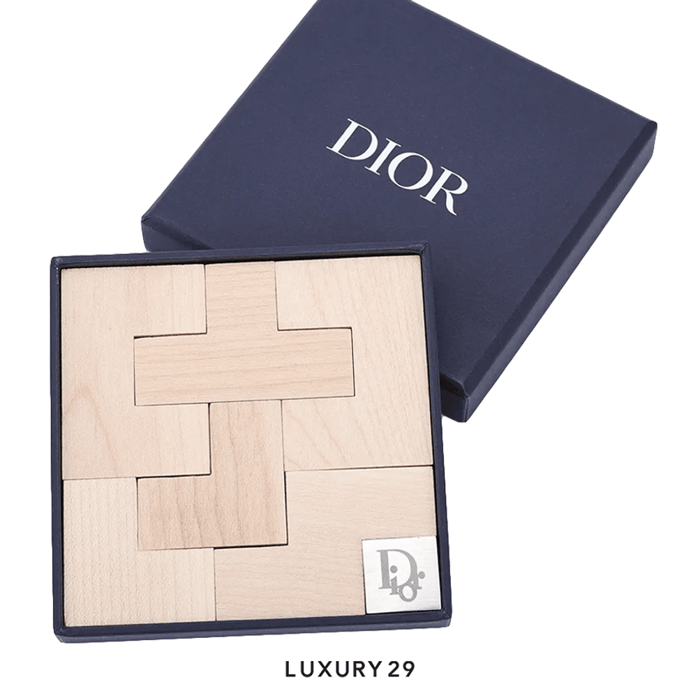 Dior Wooden Jigsaw(Small, Brown)