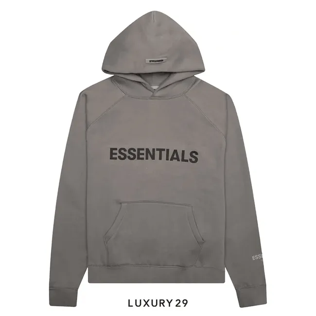 Essentials Fear Of God Hoodie Stone  (SS22)