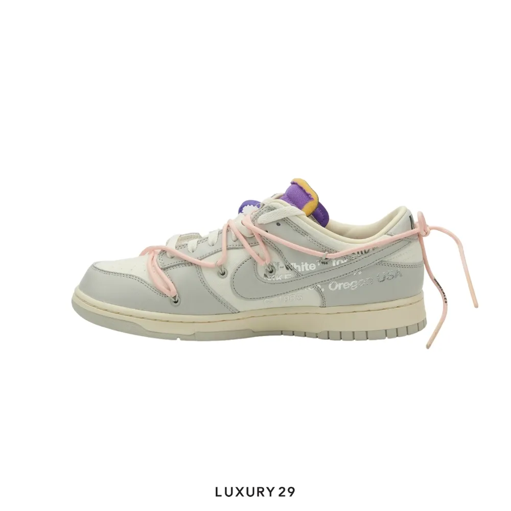 Nike Dunk Low Off-White Lot 24(M)(45.5, Grey)