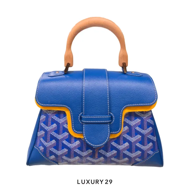 Goyard Saigon Souple Mini Bag Sky Blue