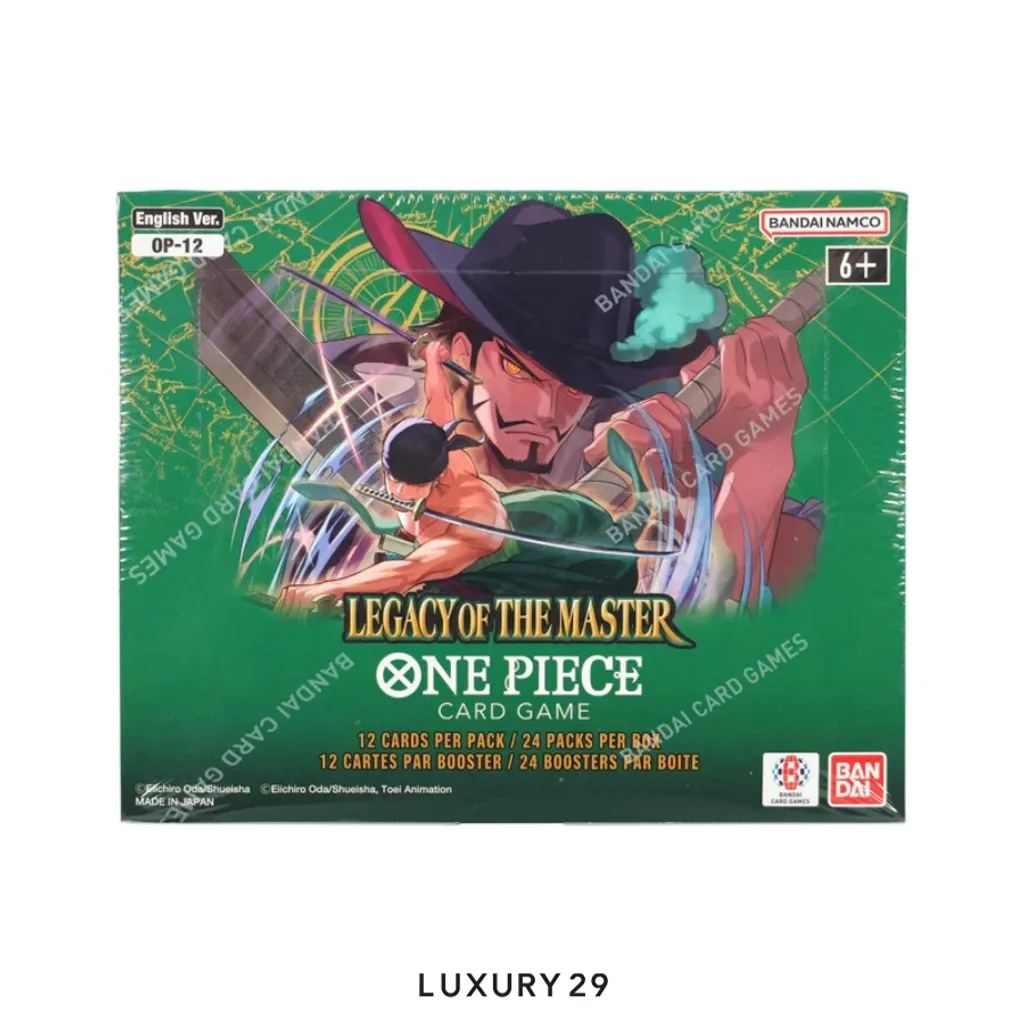 One Piece Card Game: Legacy of the Master (OP-12) Booster Box English Version(Small, Green)