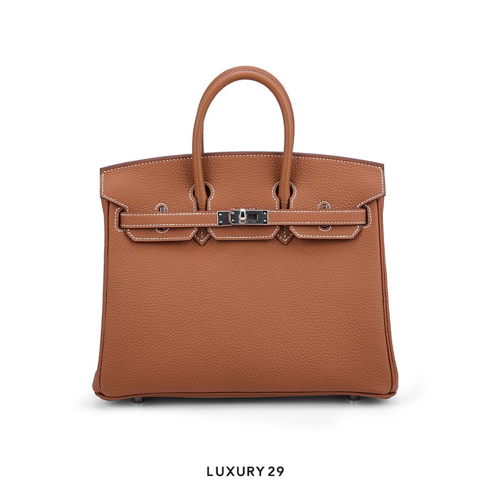 Hermes Birkin 25 Gold Togo Palladium Hardware / B Stamp (2023)(Small, Gold)