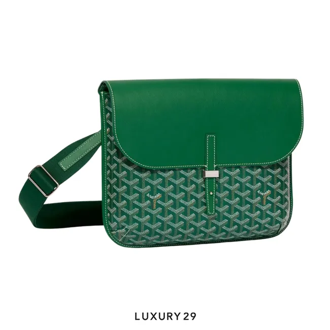 Goyard Coursier Messenger Bag Green
