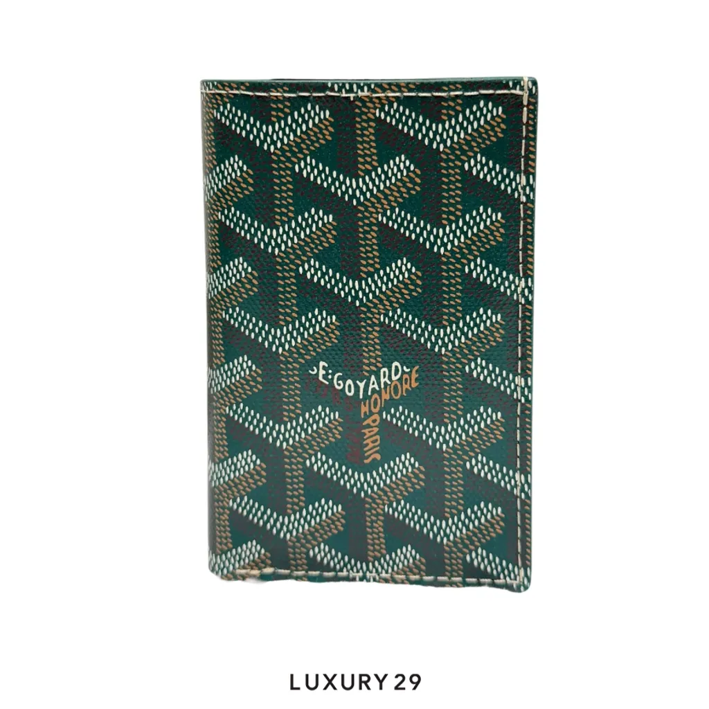 Goyard Saint-Pierre Card Wallet Green(Small, Green)