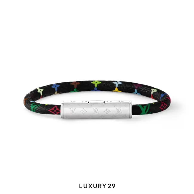 Louis Vuitton LV x TM LV Confidential Bracelet 17cm Black