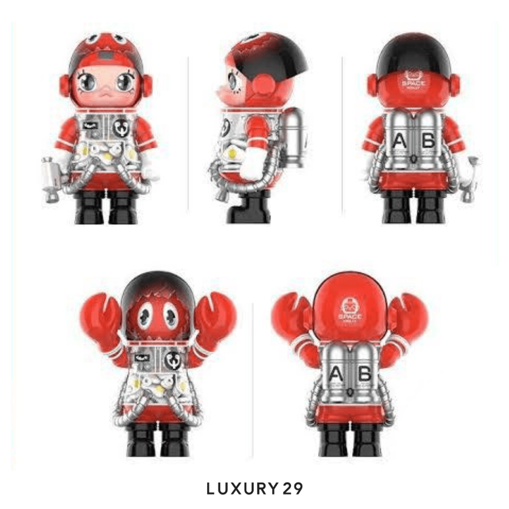 POP MART MEGA COLLECTION 1000% SPACE MOLLY x PHILIP COLBERT(Maxi, Red)