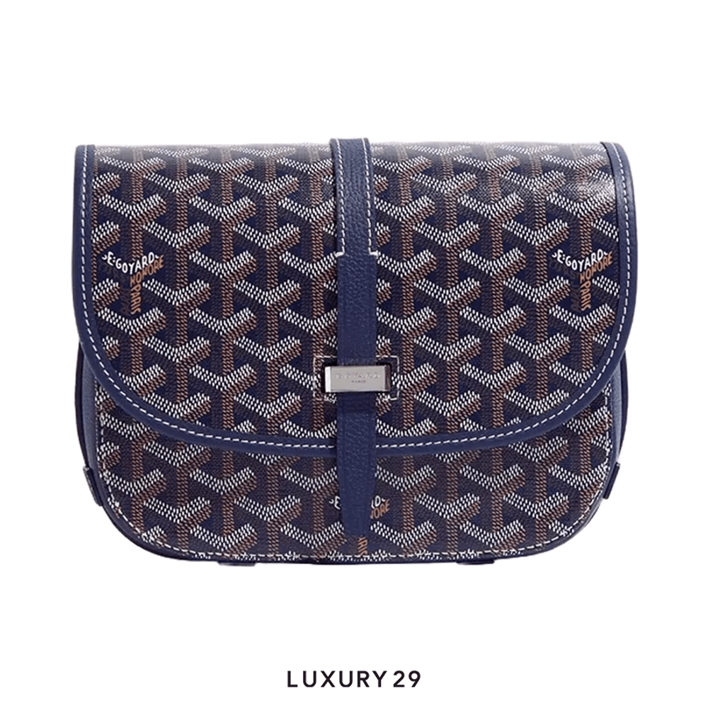 Goyard Belvedere PM Bag Navy Blue(Small, Blue)