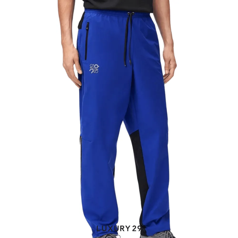 On x Loewe Tracksuit trousers in technical shell Blue(XS, Blue)