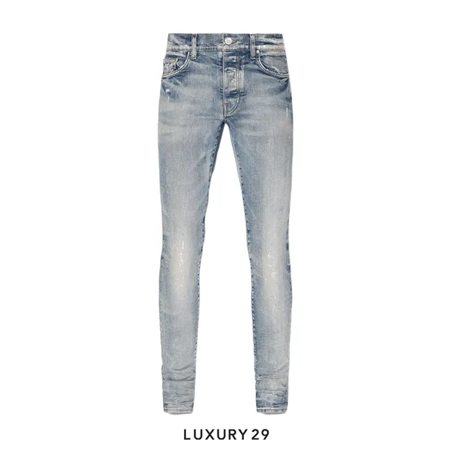 AMIRI STACK JEAN CLAY INDIGO