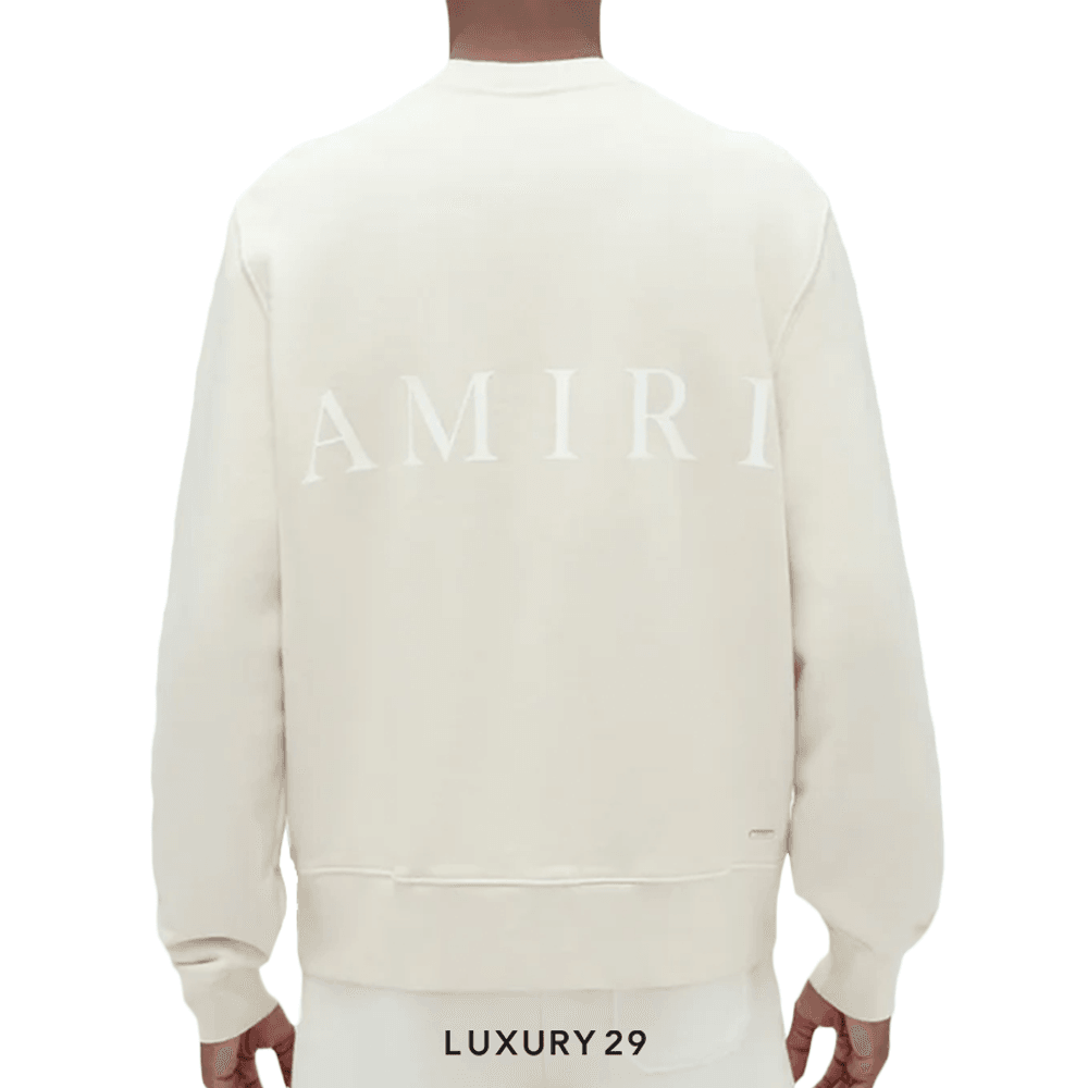 Amiri Core Crewneck Sweatshirt 'Alabaster'(S, Neutrals)