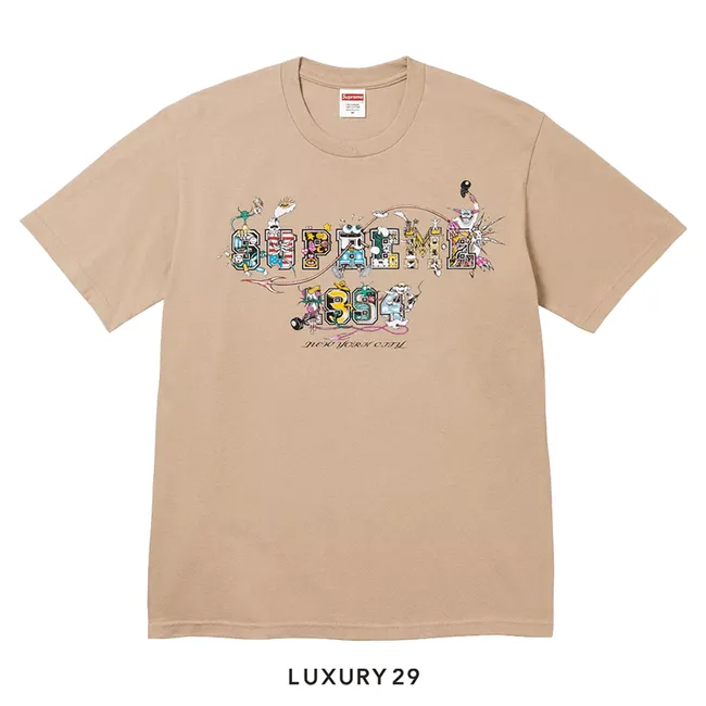 Supreme Varsity SS24 Cotton T-Shirt Khaki