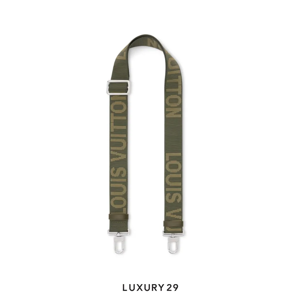 Louis Vuitton LV Keepall Bandouliere 25 bag Monogram Eclipse Canvas khaki green(Small, Green)
