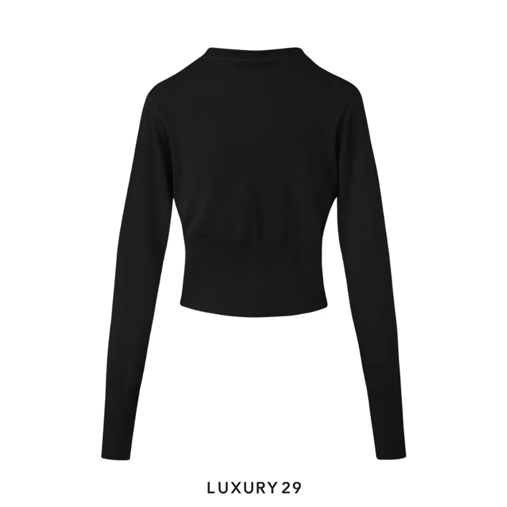 Vivienne westwood Bea Cropped Cardigan Black(XS, Black)