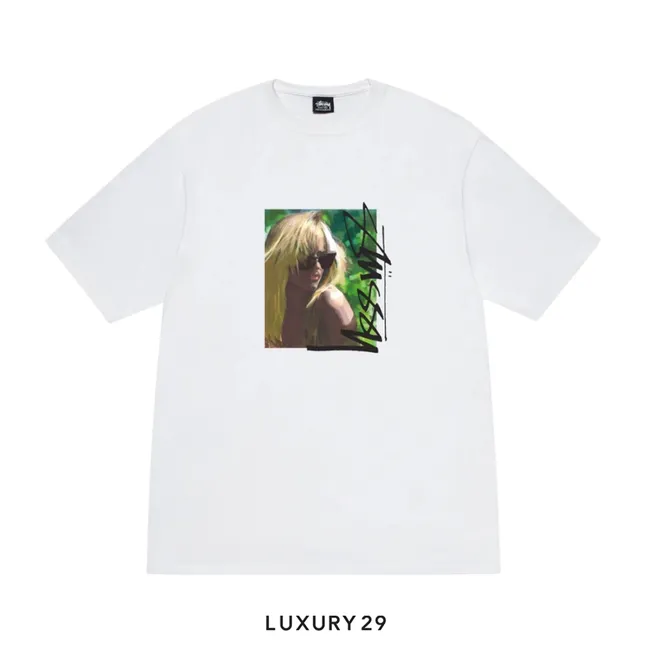 STUSSY LAURA TEE WHITE