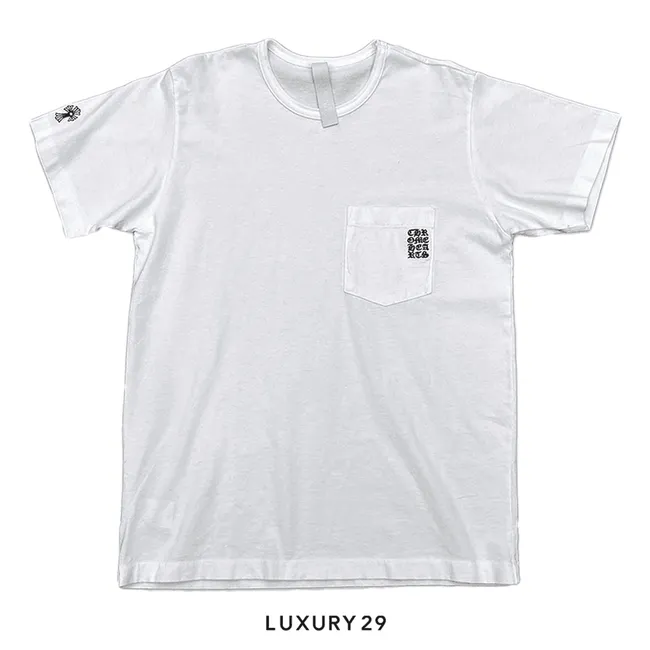 Chrome Hearts Embroidered Logo Pocket Tee T-Shirt White
