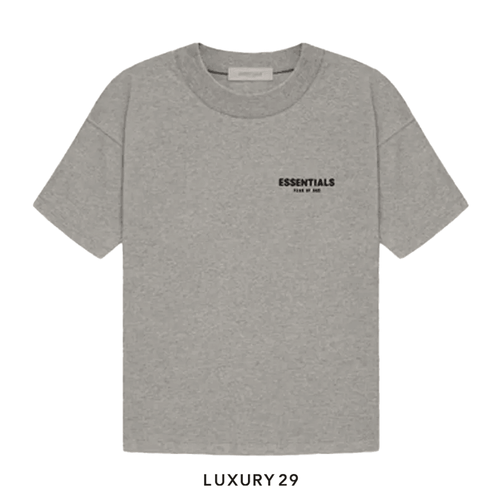 Essentials Fear Of God T-Shirt Dark Oatmeal (SS22)(M, Grey)