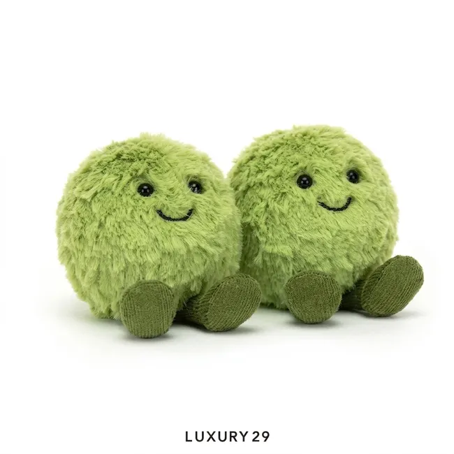 Jellycat Dot And Peggy Mushy Peas Plush Doll