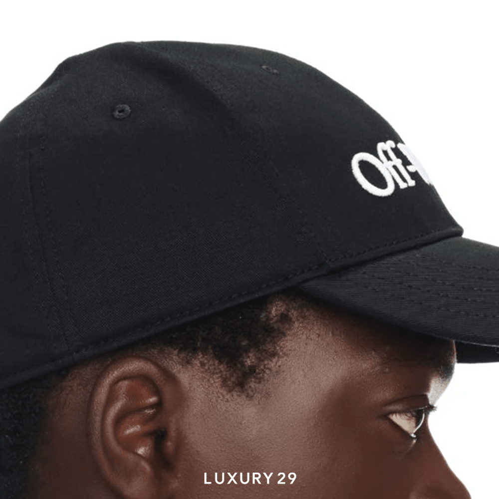 Off-White Bookish Dril baseball cap(M, Black)