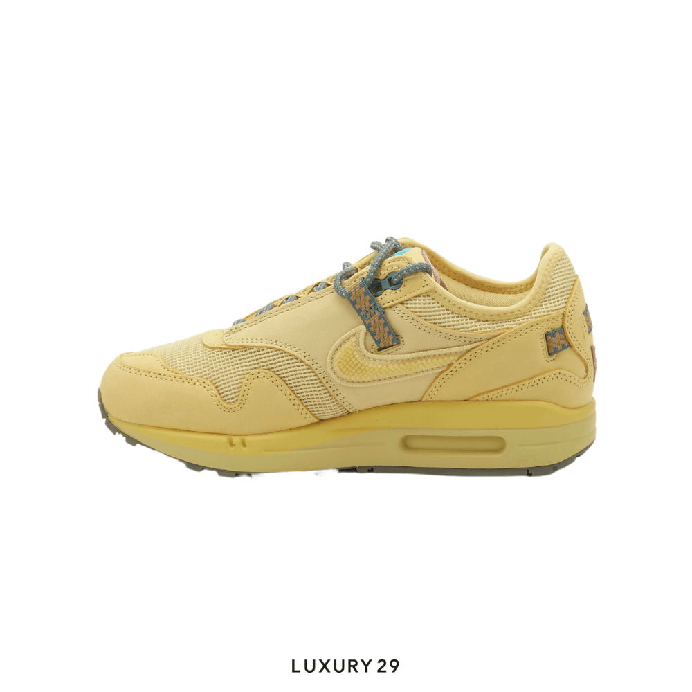 Nike Air Max 1 Travis Scott Cactus Jack Saturn Gold(39, Gold)